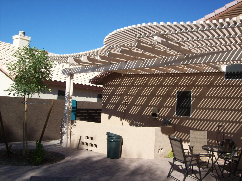 lattice patio
