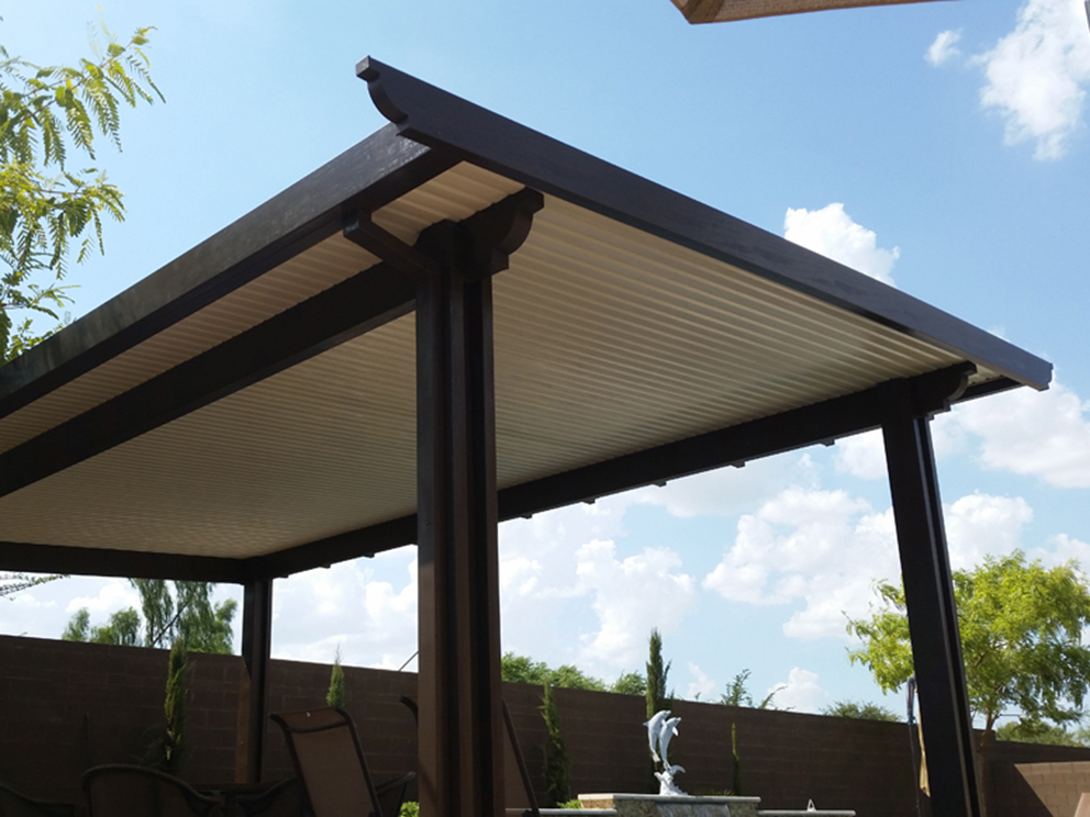Solid Pan Patio Cover