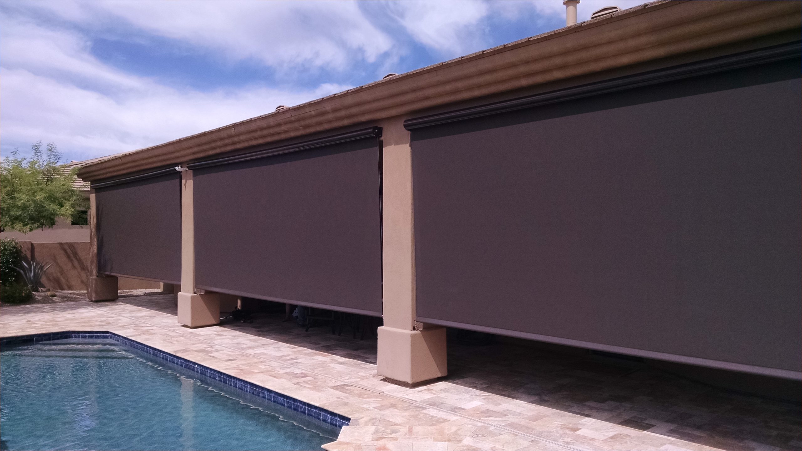 Dhr Losjes steen Patio Sun & Wind Screens | Awnings & Shade Products | Liberty