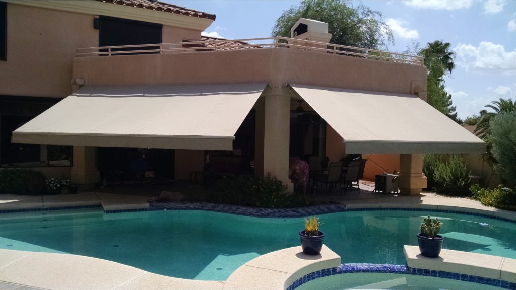 Double Retractable Awning