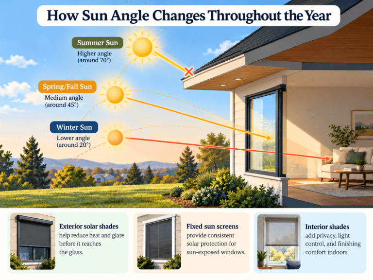 How Sun Angle Changes Throughout the Year